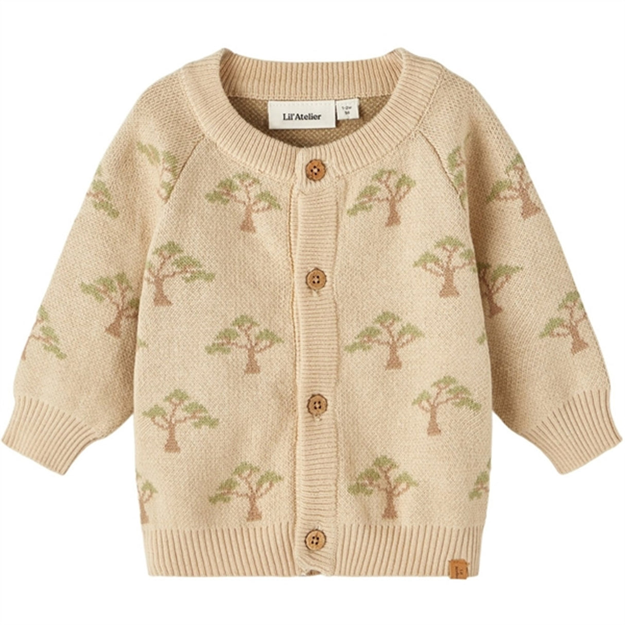 Lil'Atelier Pebble Lamao Knit Cardigan