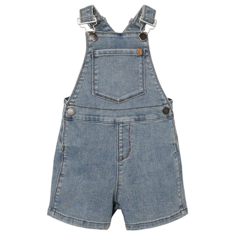 Lil'Atelier Light Blue Denim Kim Loose Denim Overall Shorts