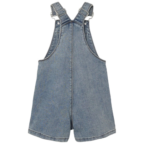 Lil'Atelier Light Blue Denim Kim Loose Denim Overall Shorts 2