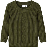 Name it Rifle Green Ocab Knit Blouse