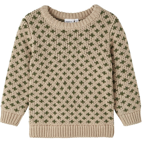 Name it Oxford Tan Monis Knit Blouse