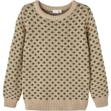 Name it Oxford Tan Onis Knit Blouse