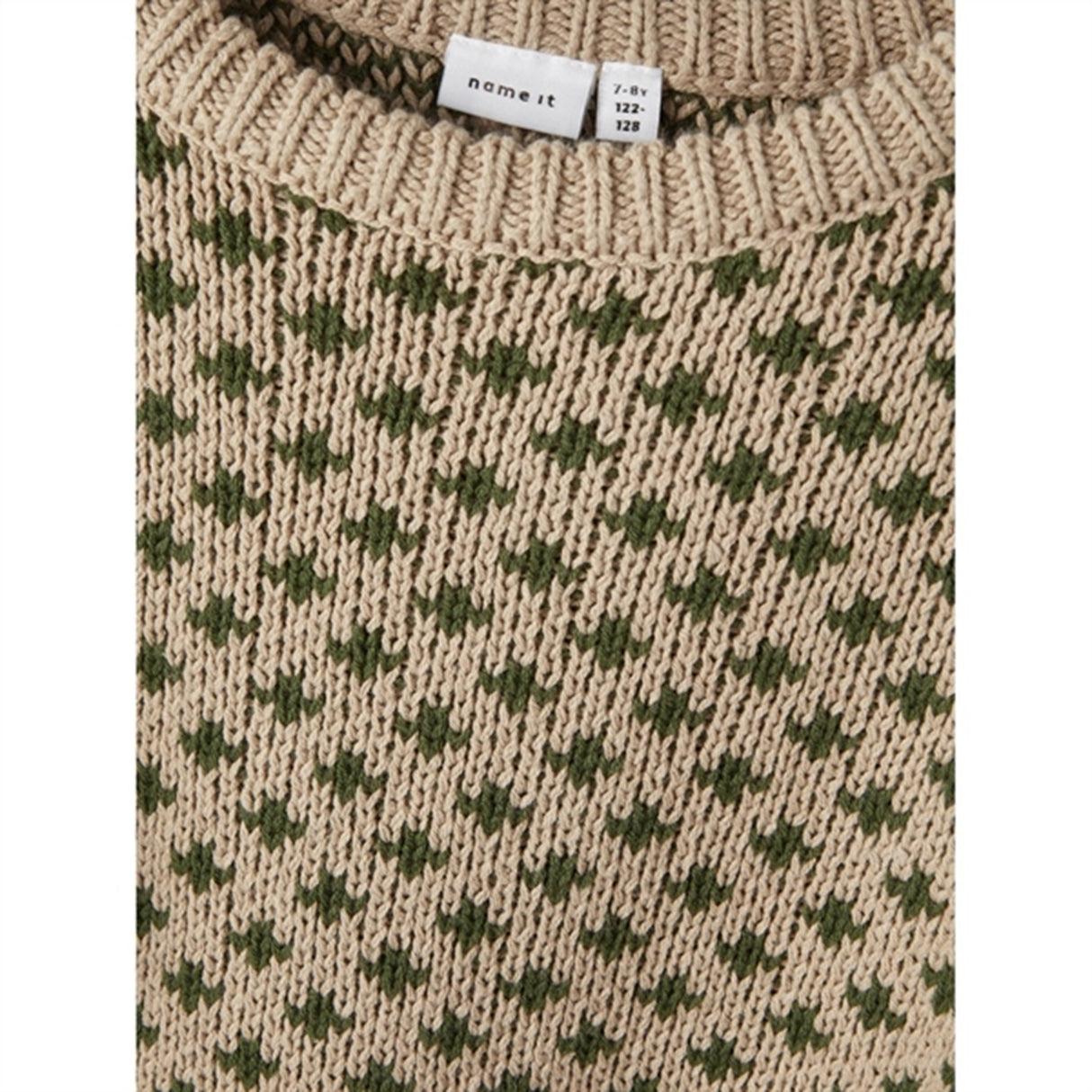 Name it Oxford Tan Onis Knit Blouse 2