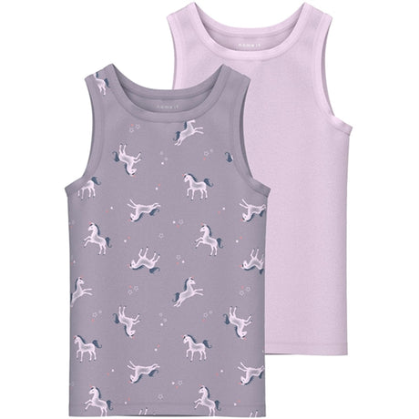 Name it Lavender Aura Tank Top Unicorn 2-pack Noos