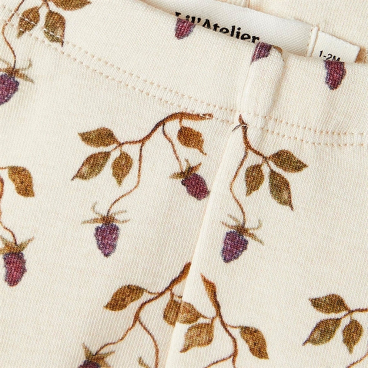 Lil'Atelier Turtledove/Berry Gaya Slim leggings Noos