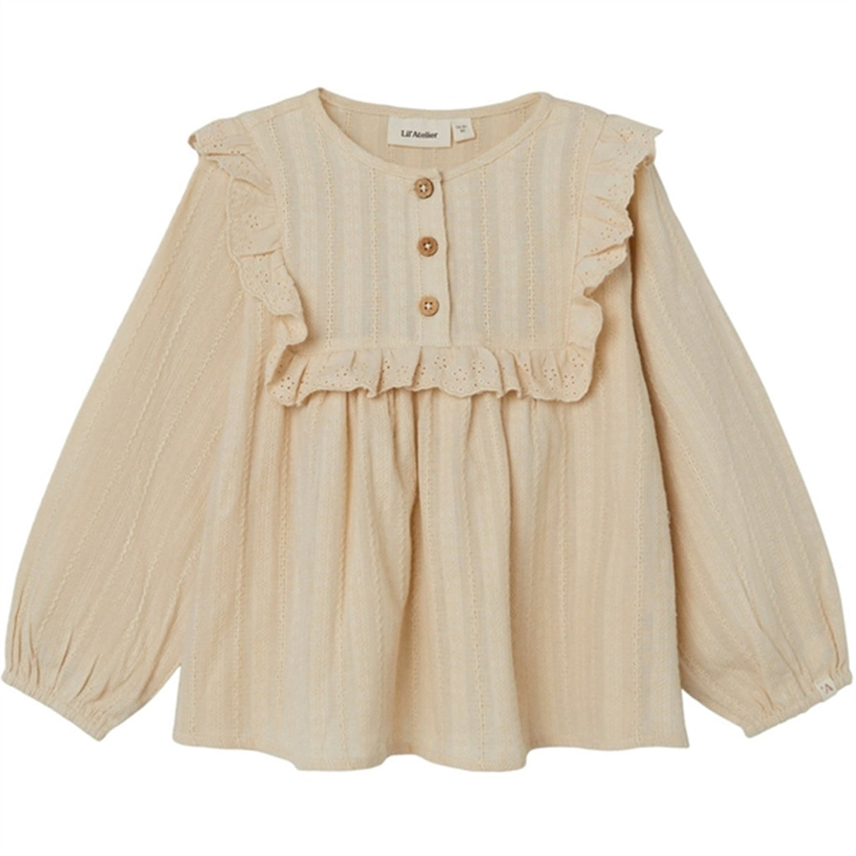 Lil'Atelier Wood Ash Oya Loose Blouse