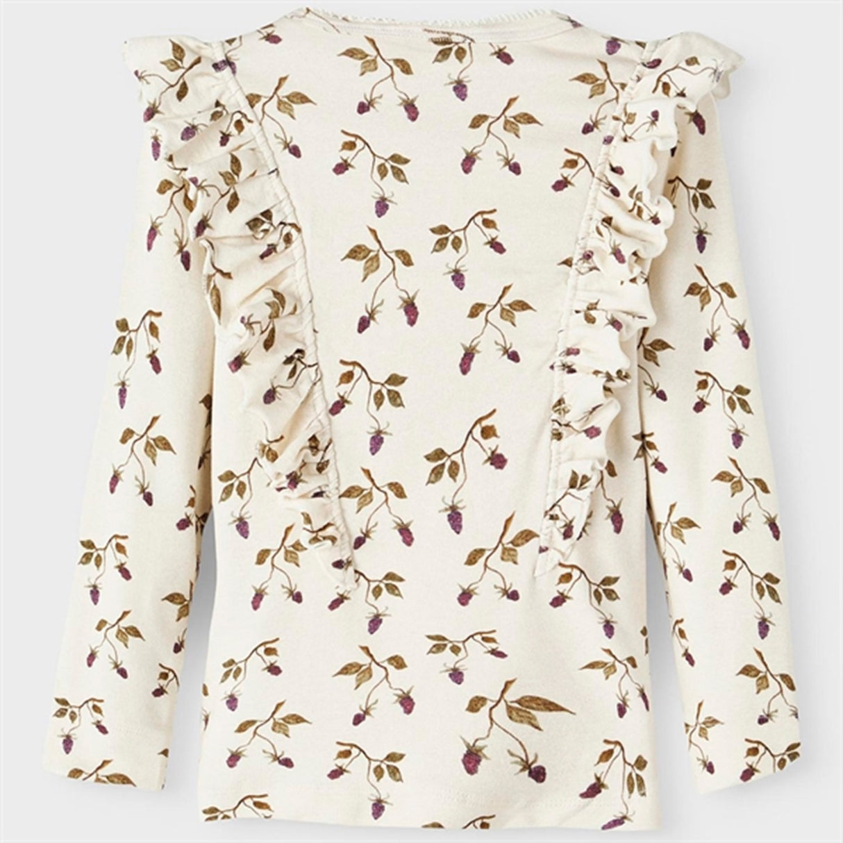 Lil'Atelier Turtledove/Berry Gaya Slim Blouse 2