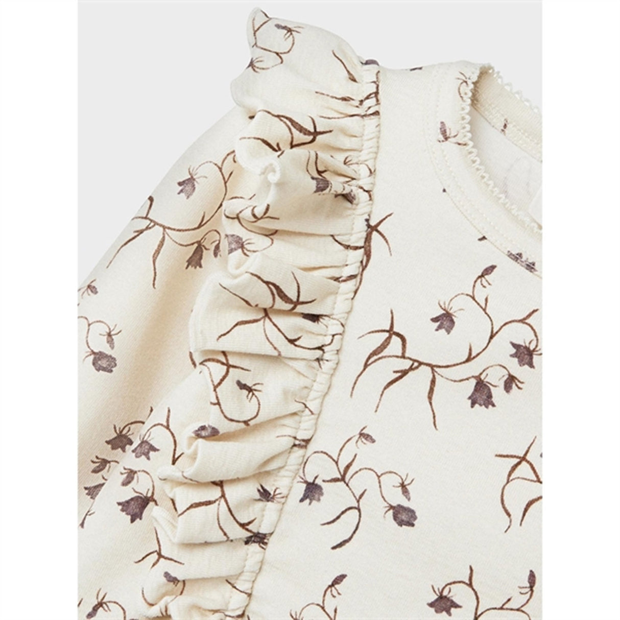 Lil'Atelier Turtledove/Flower Gaya Slim Blouse 2