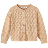 Lil'Atelier Warm Sand Nina Loose Knit Cardigan