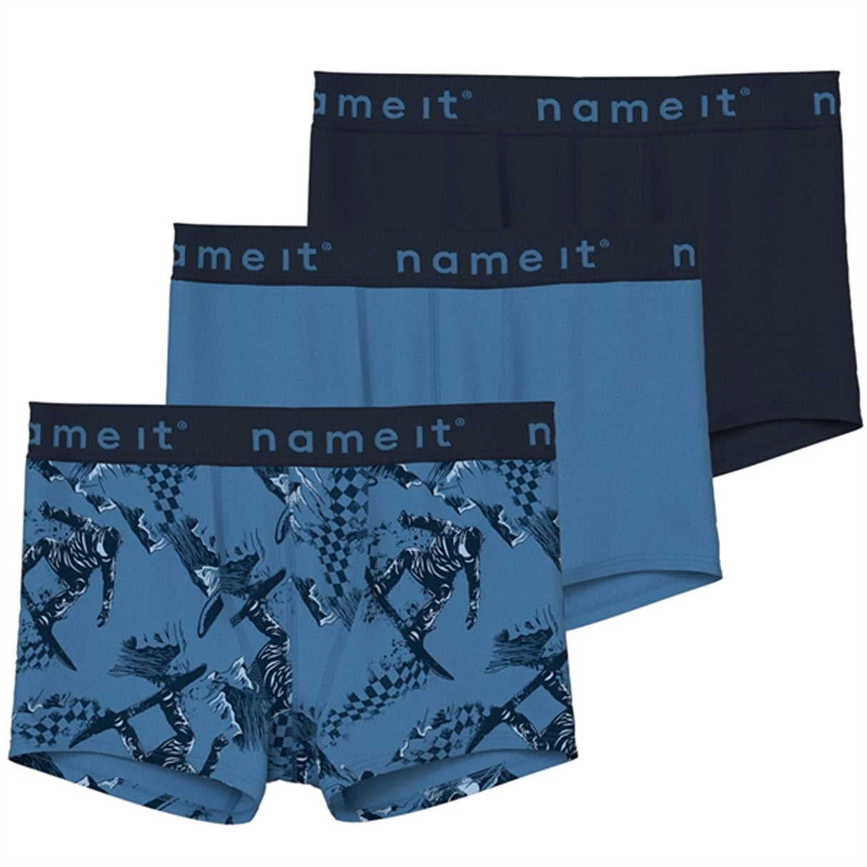 Name it Riviera Boxershorts Snowboard 3-pack Noos