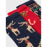 Name it Jester Red Richristmas Socks 3-pack