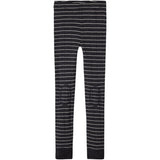 Name it Blue Graphite Stripes Wang Wool Needle Stripe Leggings