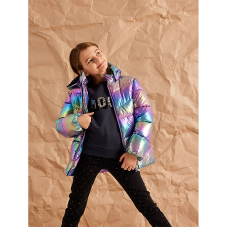 Name it Amethyst Orchid Molina Shiny Puffer Jacket 2