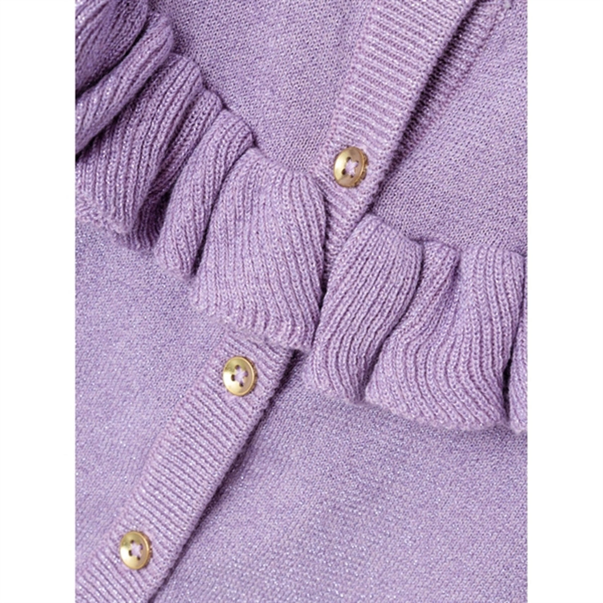 Name it Lavender Mist Resine Knit Cardigan 2