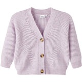 Name it Lavender Mist Retulle Knit Cardigan