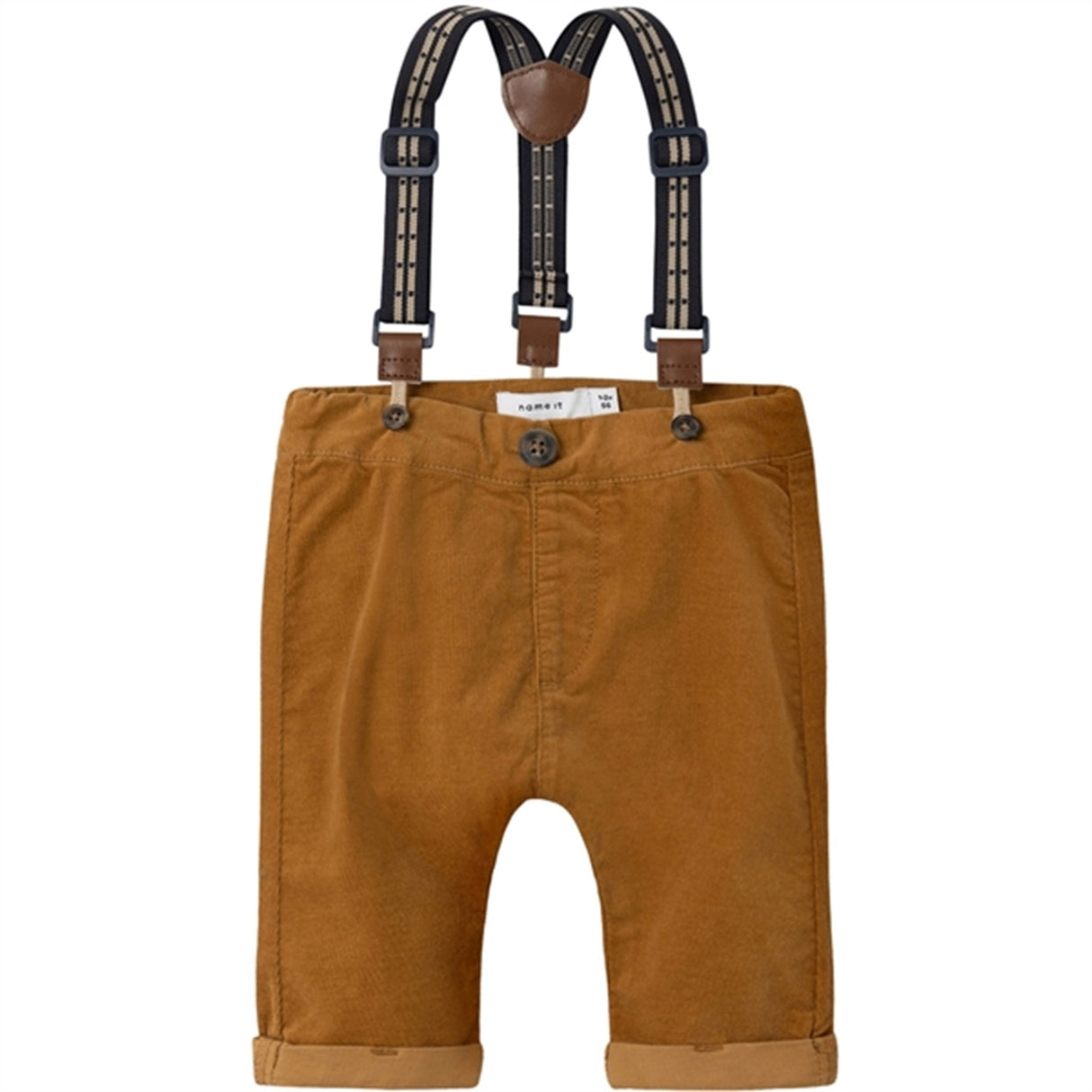 Name it Bone Brown Ben U-Shape Pants