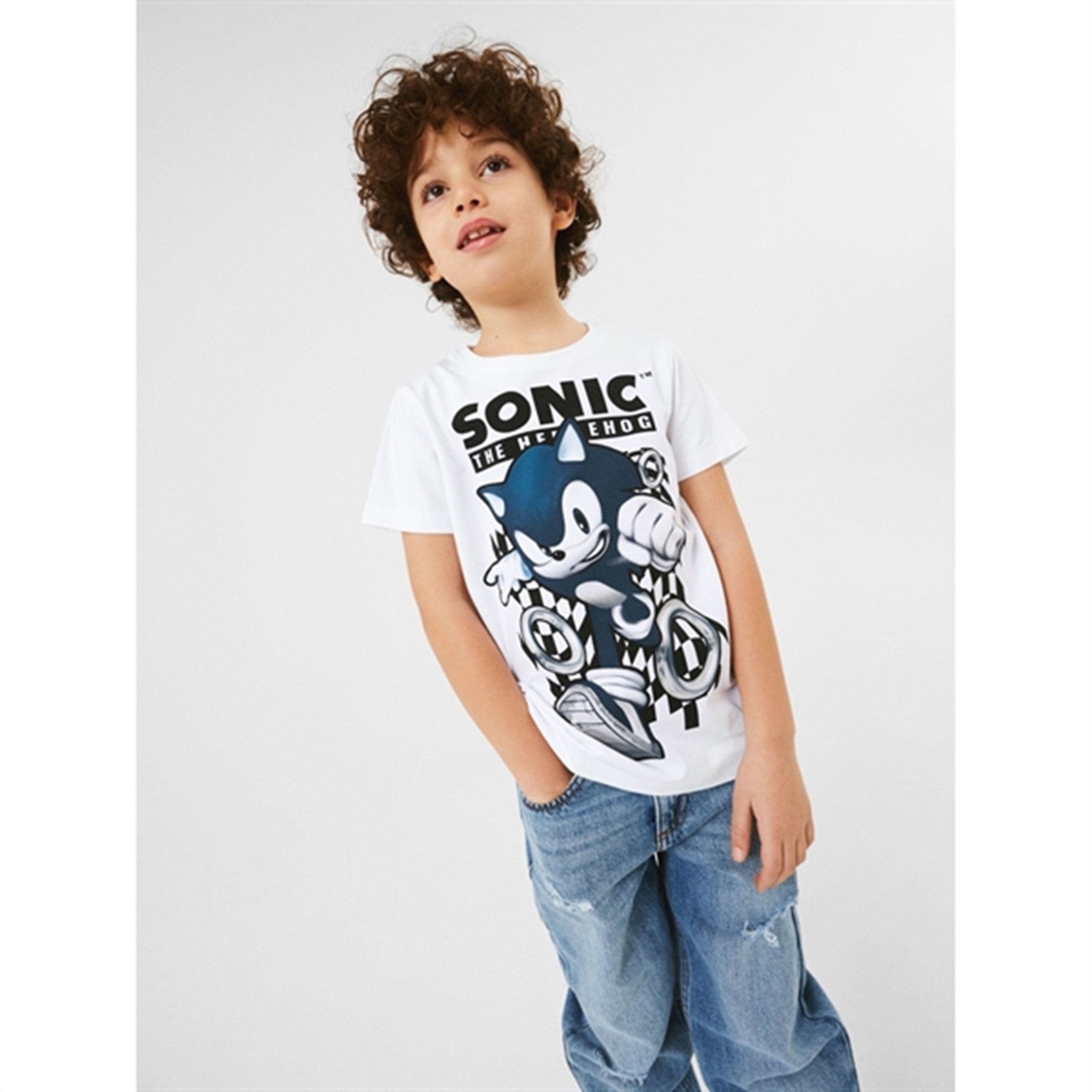 Name it Bright White Nodin Sonic T-Shirt 2