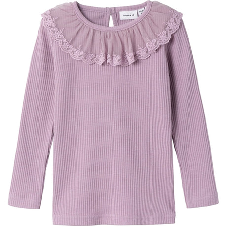 Name it Lavender Mist Rusa Slim Blouse