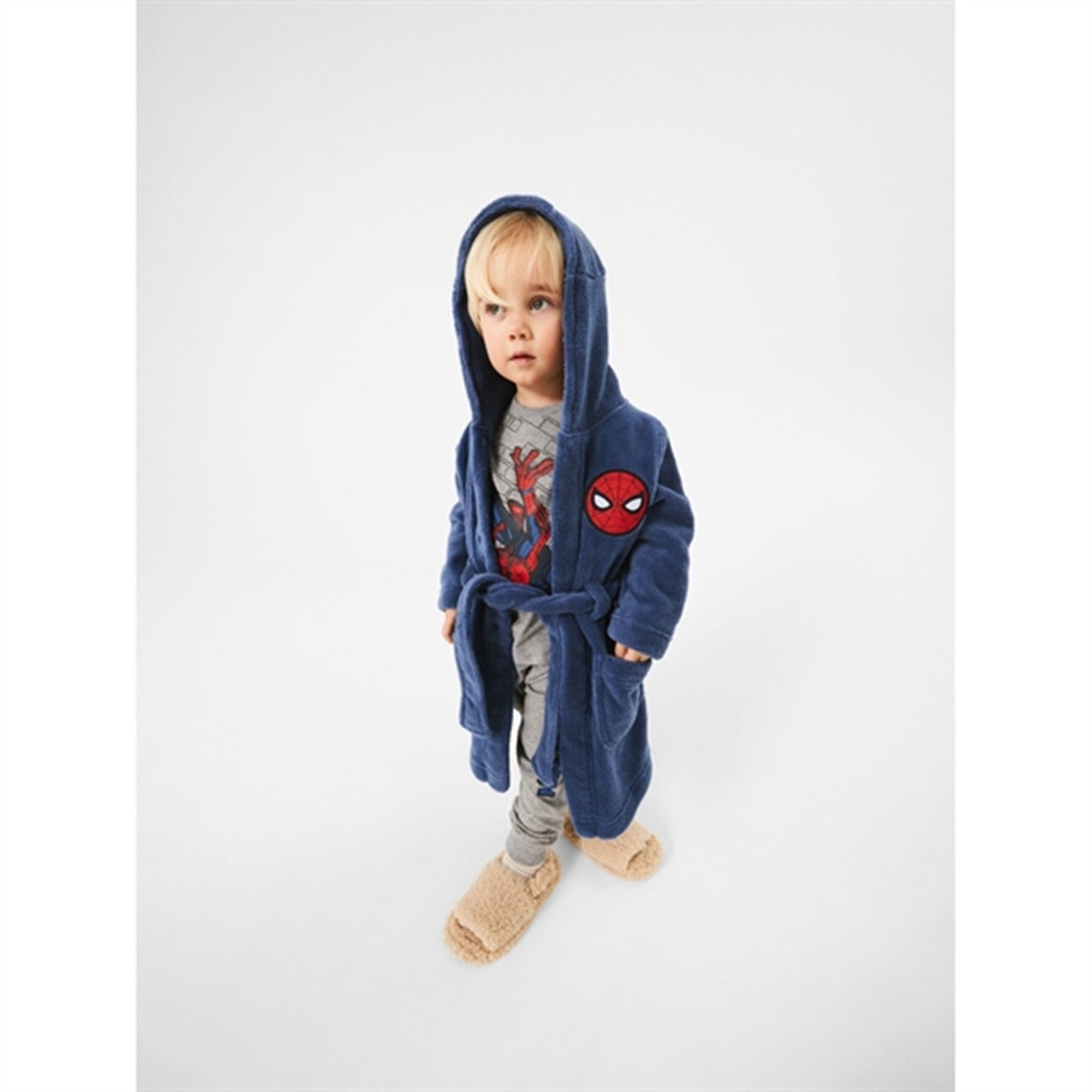 Name it Bijou Blue Osel Spiderman Bathrobe 3