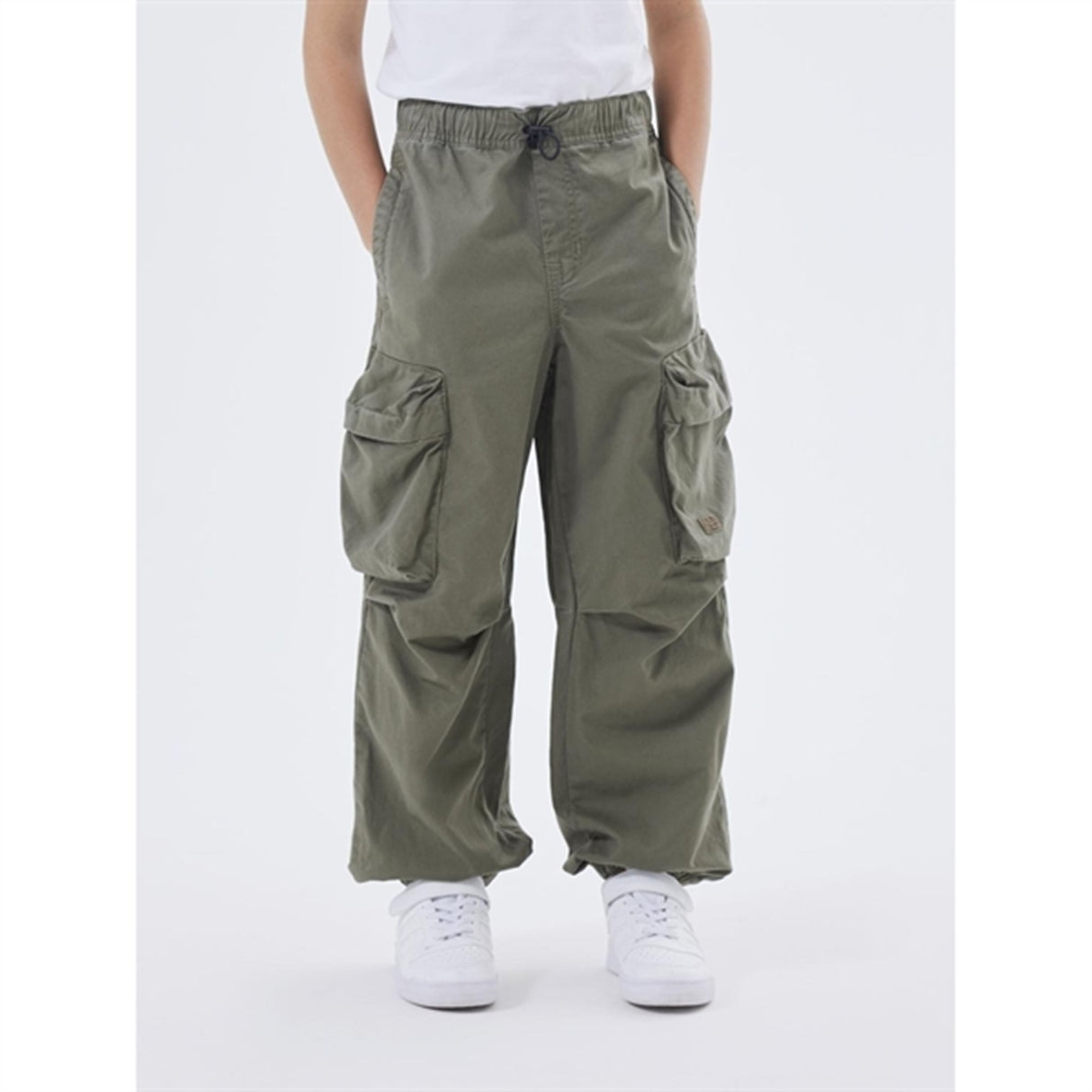 Name it Dusty Olive Ben Parachute Twill Pants Noos 2