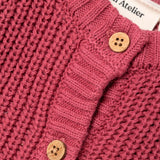 Lil'Atelier Dry Rose Emlen Knit Cardigan 3