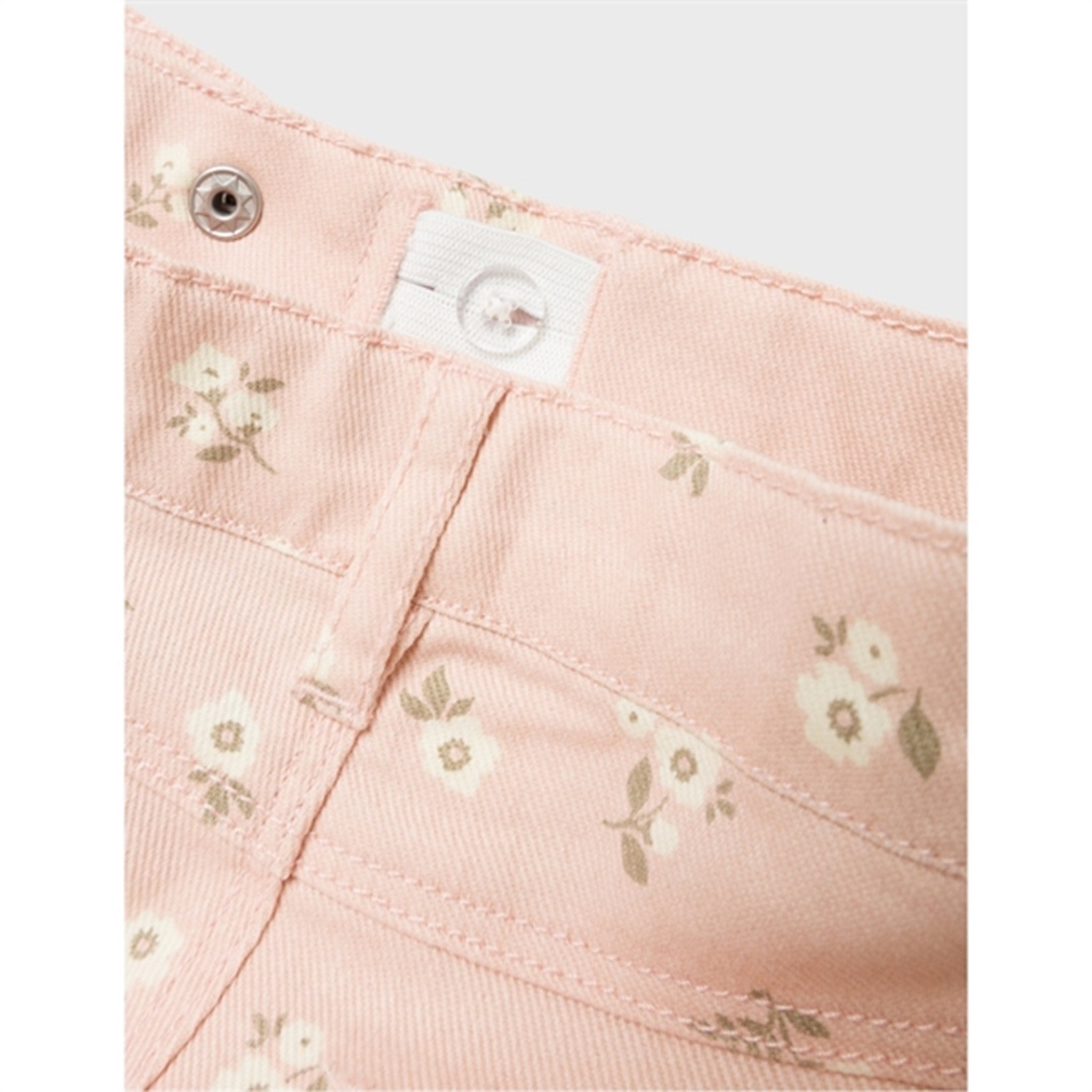 Name it Sepia Rose Floral Rose Straight Twill Pants 2