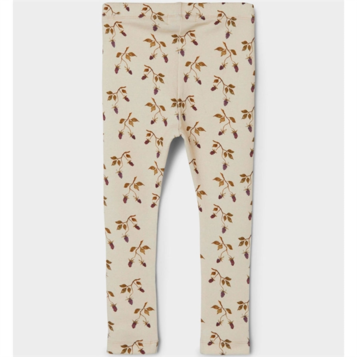 Lil'Atelier Turtledove/Berry Gaya Slim Leggings 2