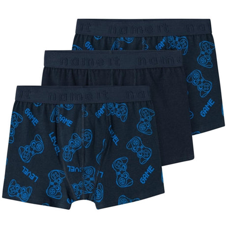 Name it Dark Sapphire Gamer Boxershorts 3-pack Noos