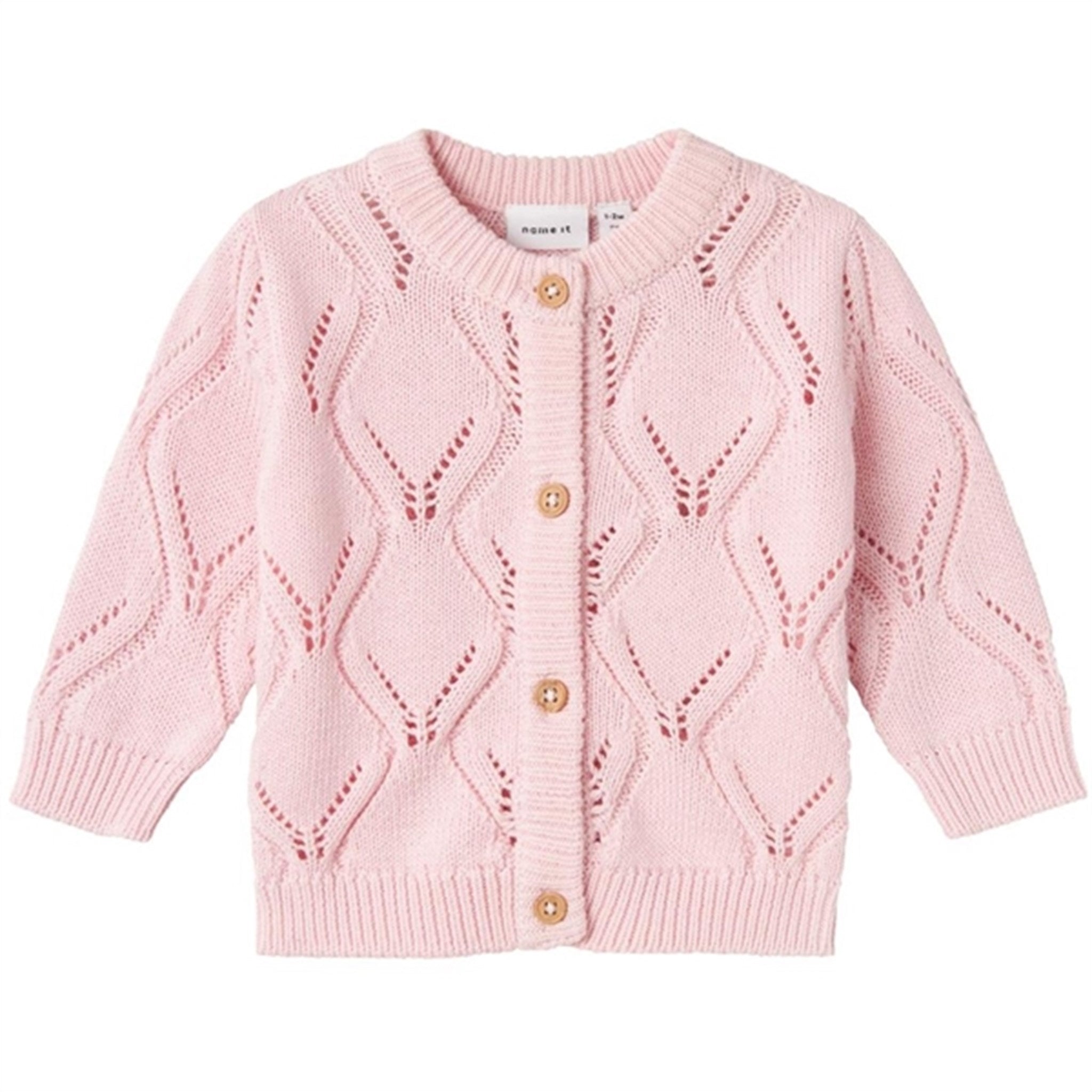 Name it Parfait Pink Fopolly Knit Cardigan