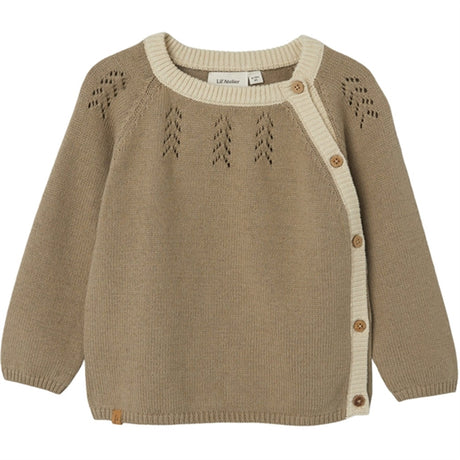 Lil'Atelier Chinchilla Loro Wrap Knit Blouse