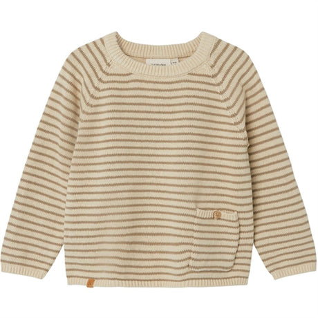 Lil'Atelier Wood Ash Loro Knit Blouse