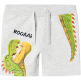 Name it Light Grey Melange Meir Gigantosaurus Shorts