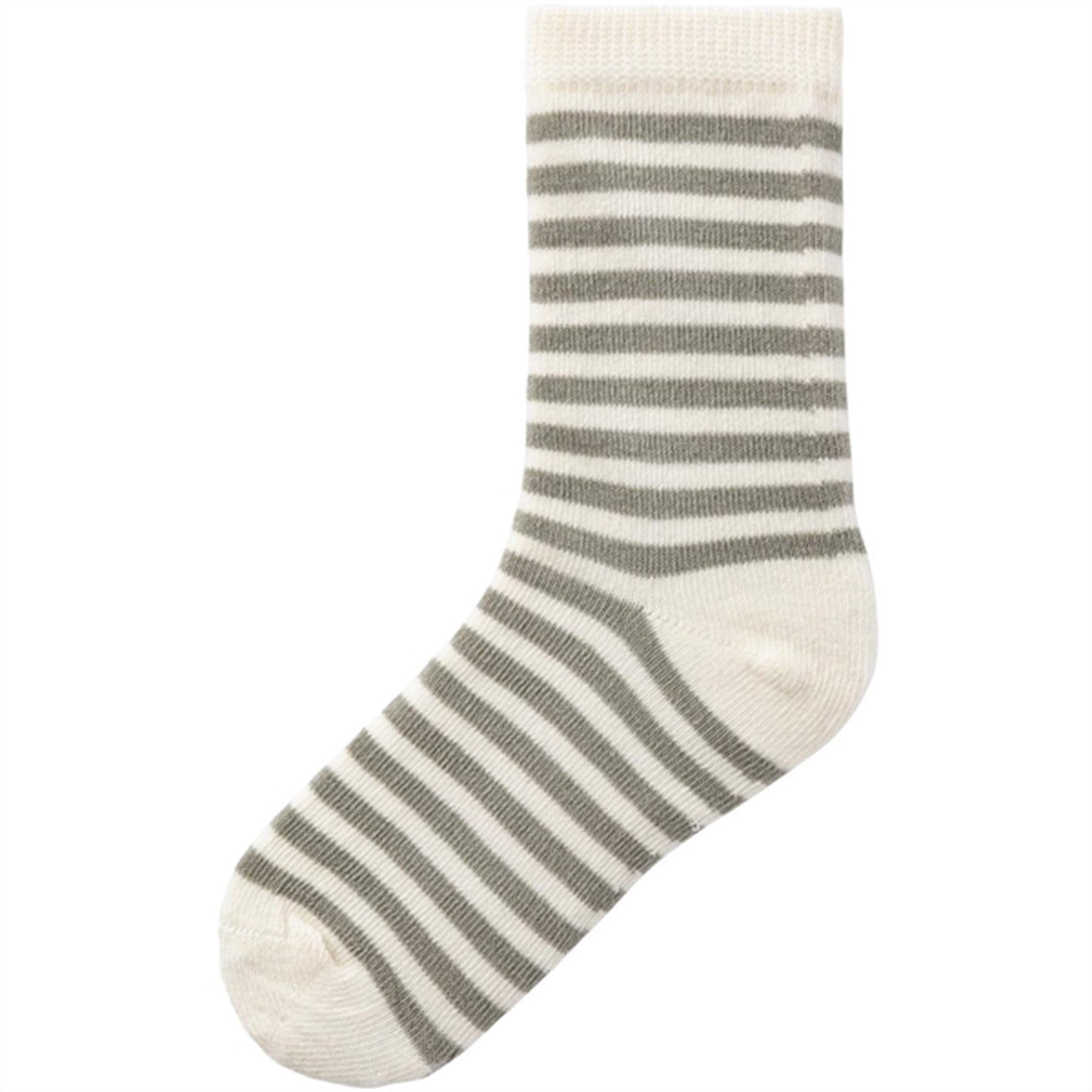 Lil'Atelier Dried Sage Elove Stripe Socks