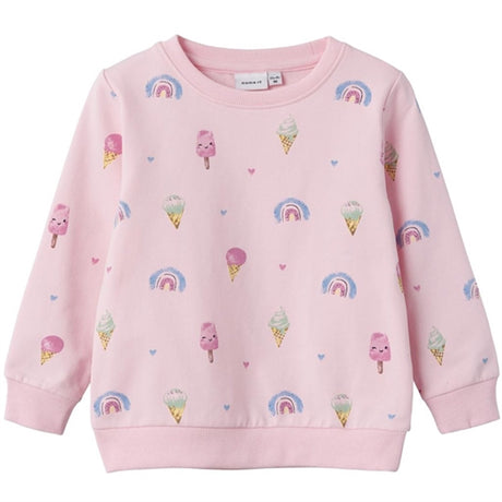 Name it Parfait Pink Fransia Light Sweatshirt
