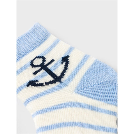 Name it Chambray Blue Fuffu Socks