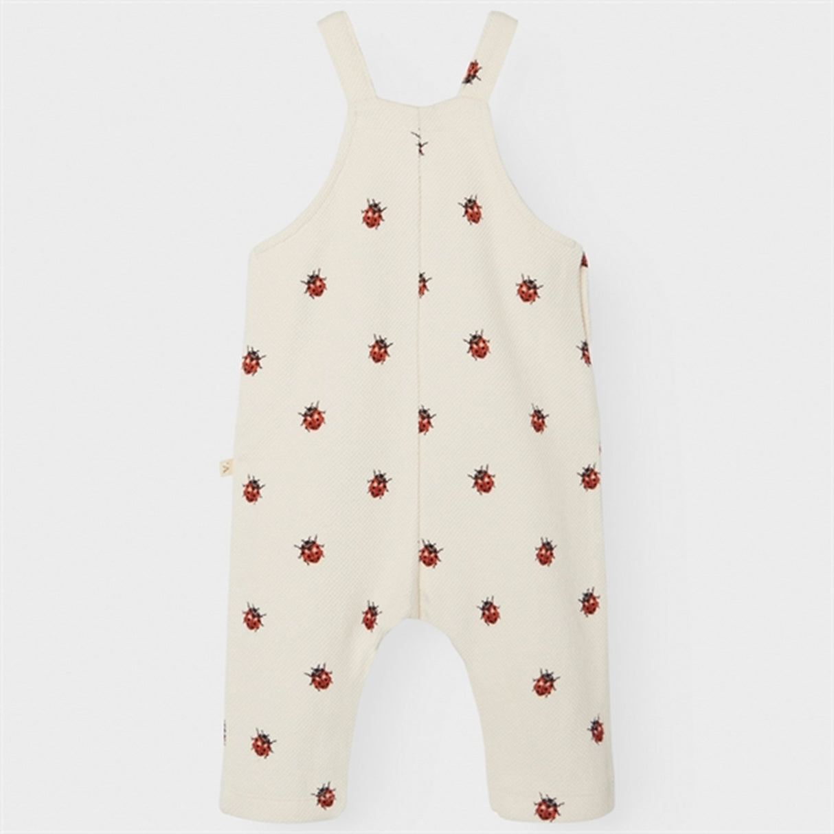 Lil'Atelier Whitecap Gray Ladybugs Ronja Sweat Overalls 2