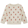 Lil'Atelier Whitecap Gray Cherries Ronja Sweatshirt