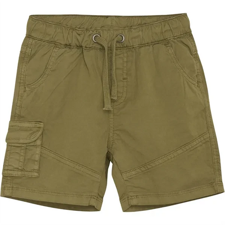 Minymo Olive Drab Shorts Twill