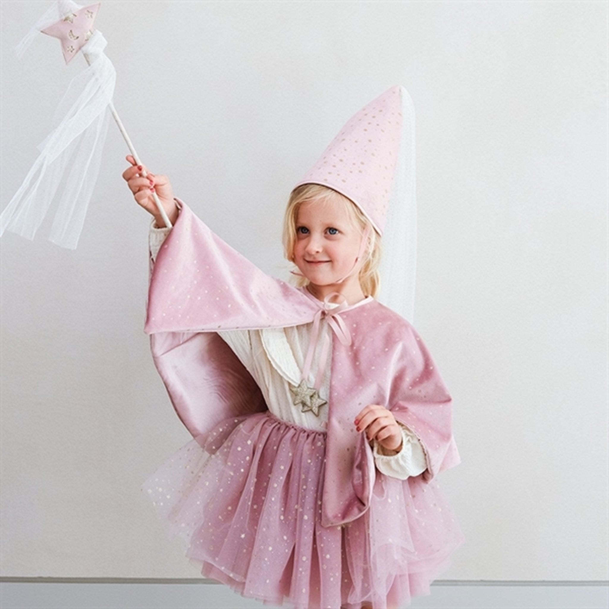 Mimi Lula Cape Velvet Princess Pink Luxe