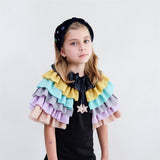 Mimi & Lula Cape Rainbow Ruffle