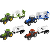 Teamsterz Tractor and Trailer Blue Cage