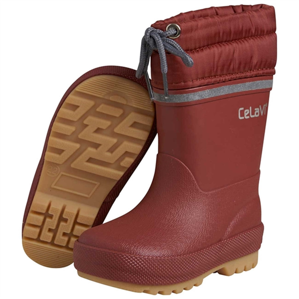 CeLaVi Thermal Wellies w. Linning Mahogany 3