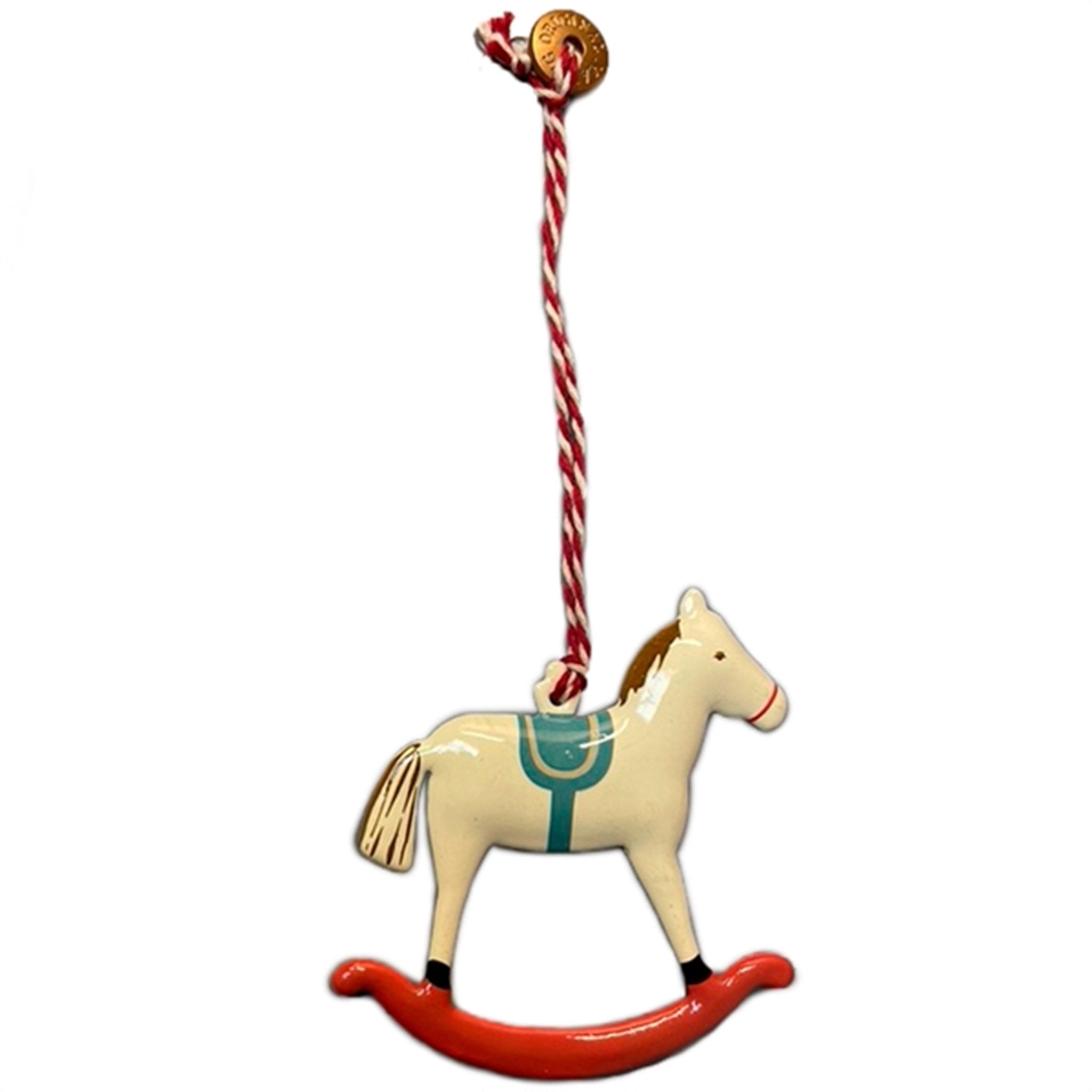 Maileg Christmas Ornament Rocking Horse Red