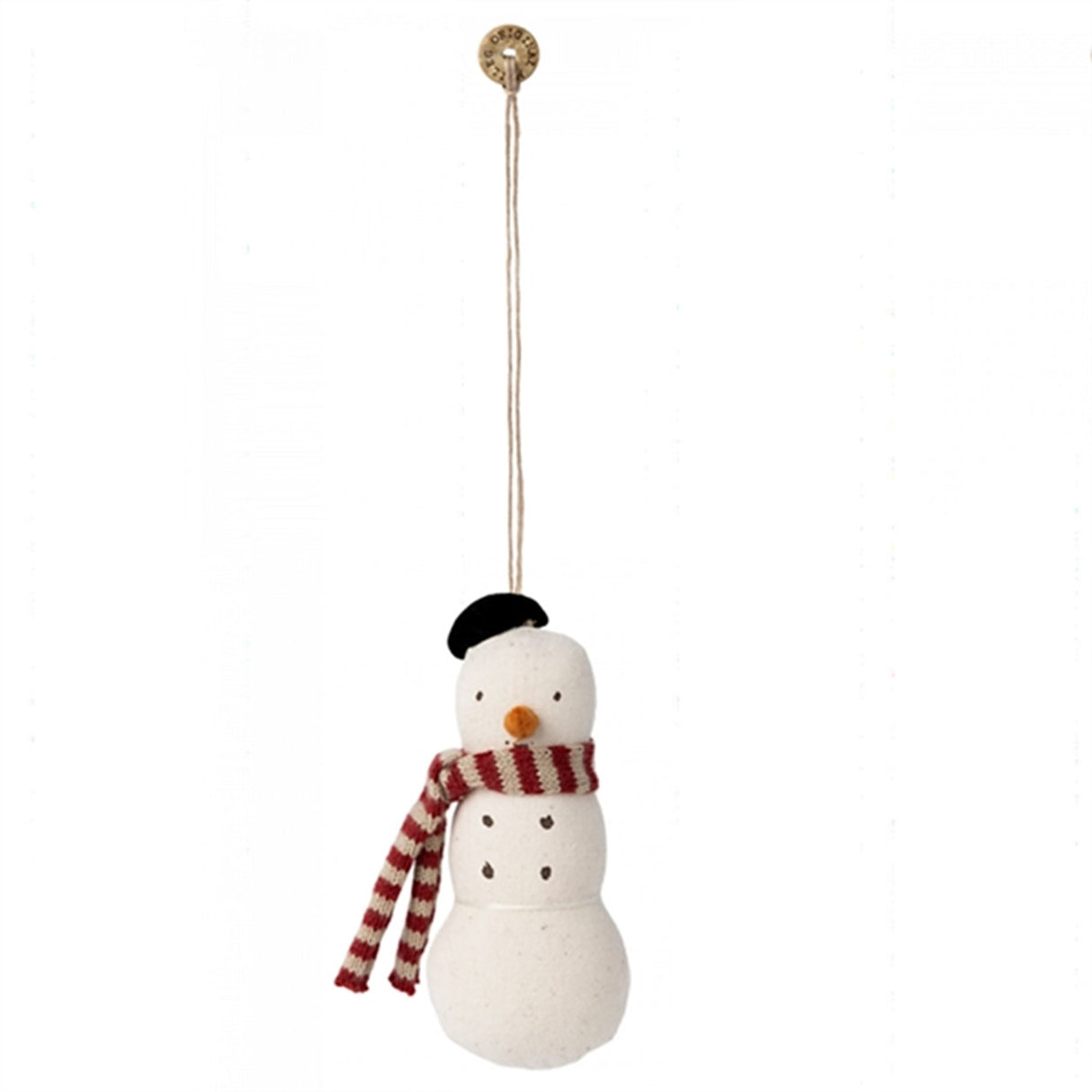 Maileg Snowman Ornament, Scarf