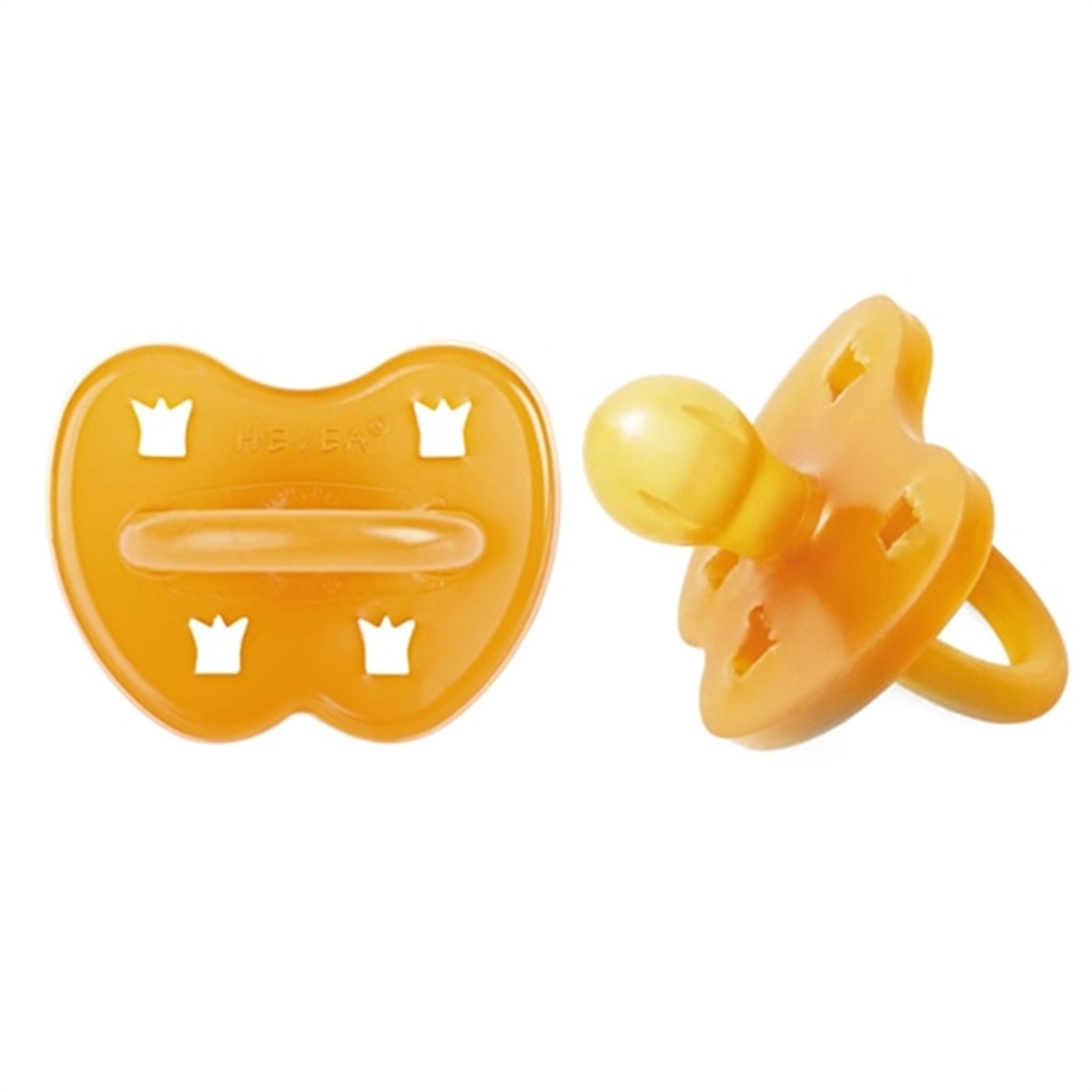 Hevea Pacifier 2-Pack Round Classic