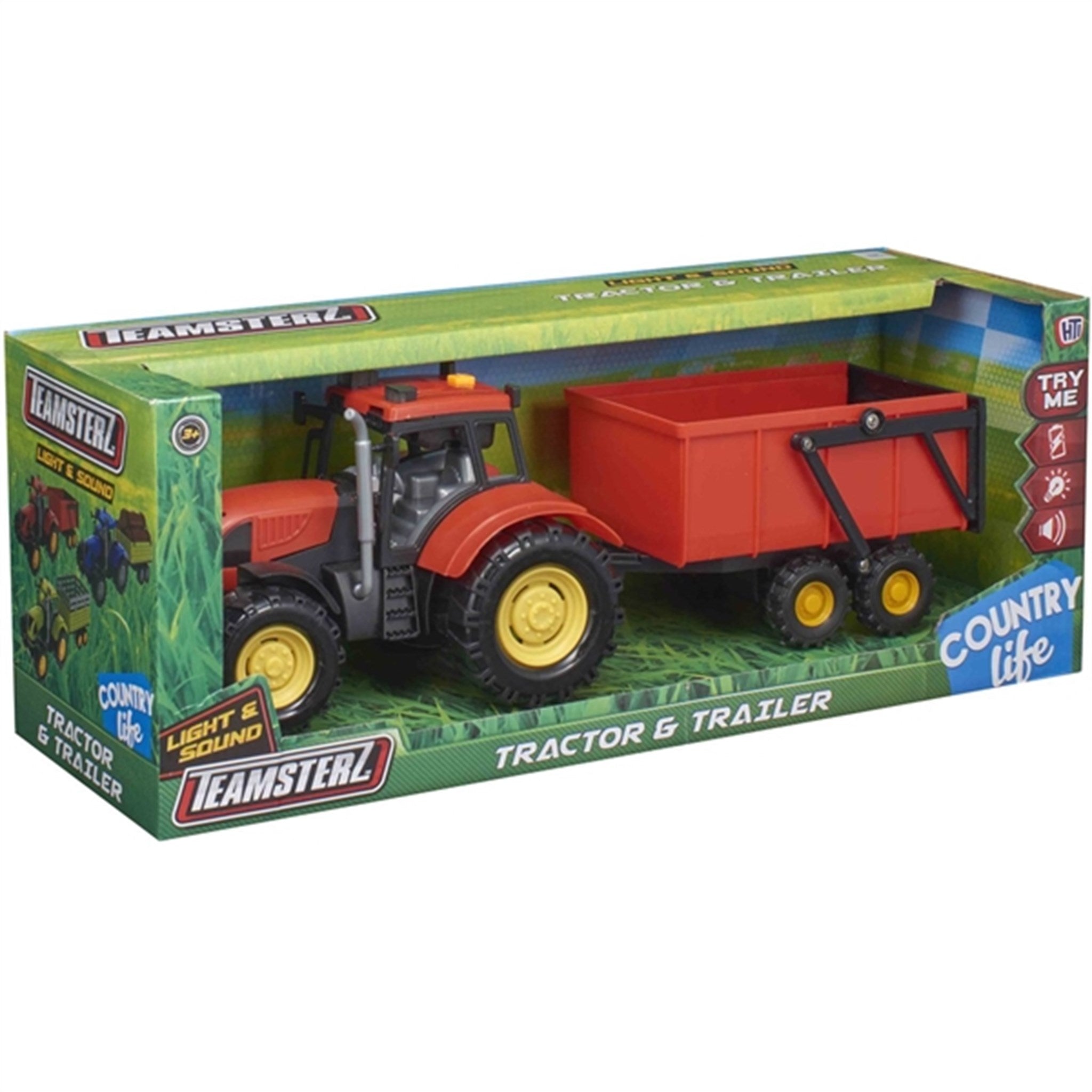 Teamsterz C/Life L&S Tractor & Trailer Red 2