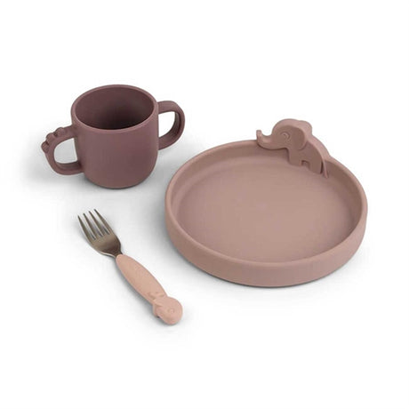 Done by Deer Peekaboo Dinner Set Deer Friends Powder