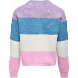 Kids ONLY Pastel Lilac Sandy Stripe Knit Pullover Noos