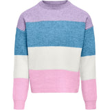 Kids ONLY Pastel Lilac Sandy Stripe Knit Pullover Noos