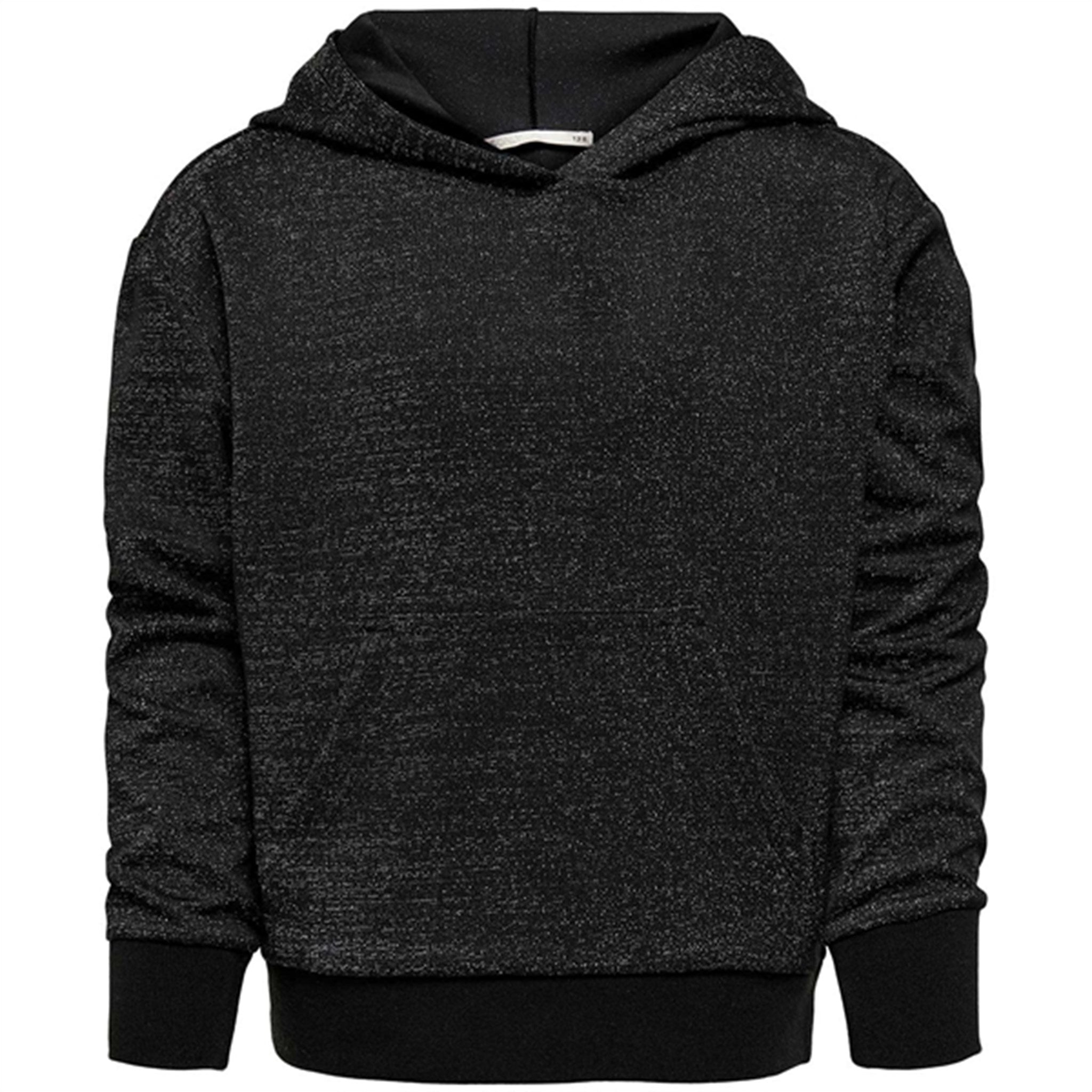 Kapuzenpullover 134 Dicke Kapuzenpullover Black Glitter Mady